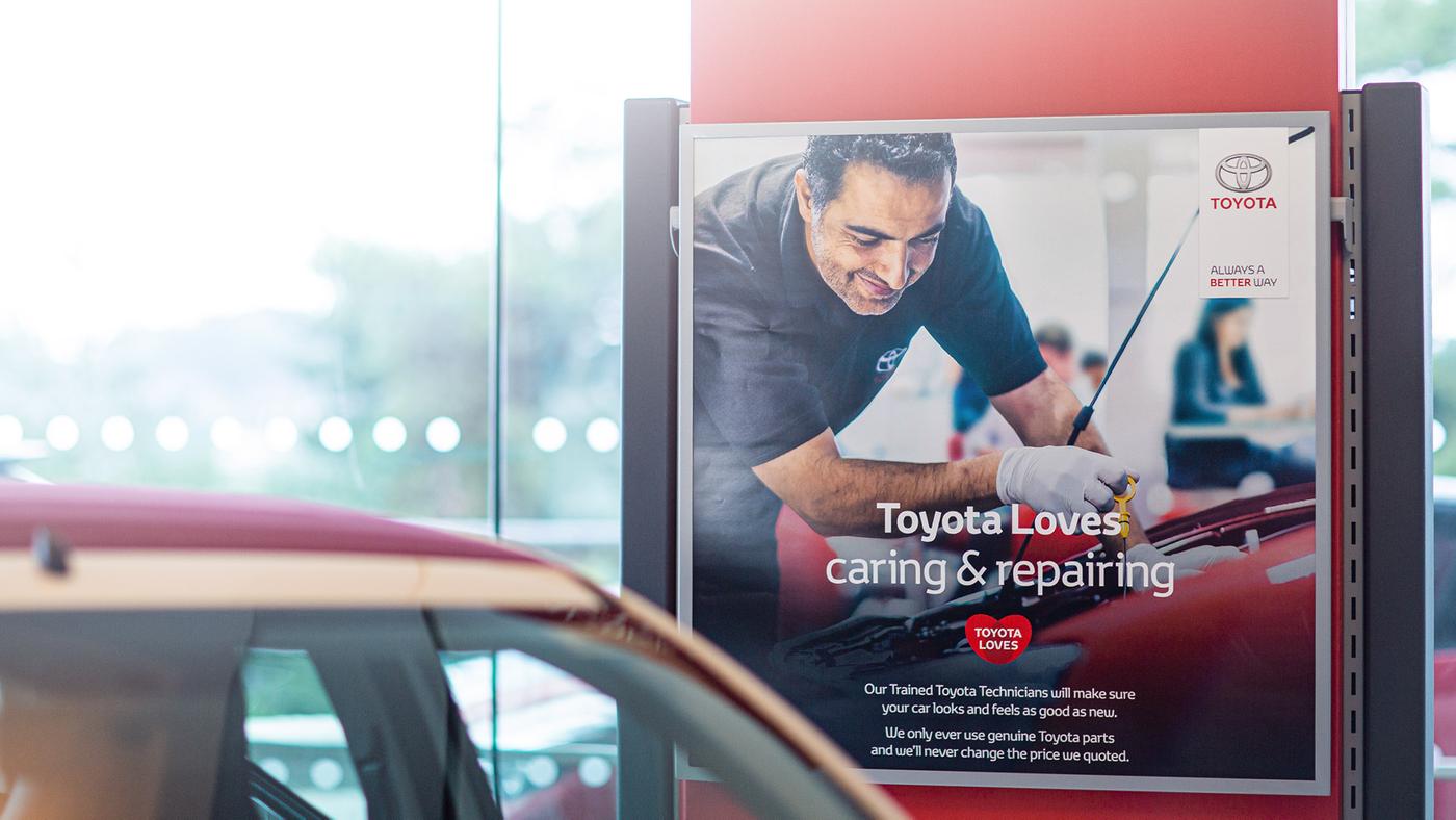 Toyota Service Centre Poster