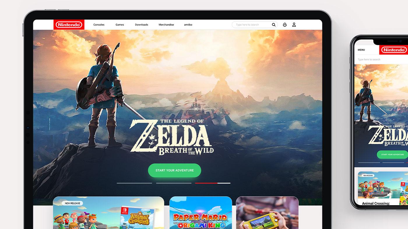 Homepage Nintendo